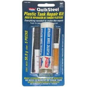 Blue Magic 6522KTRI QuikSteel Plastic Tank Repair Kit , White , 2 ounces