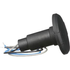 Attwood 910R3PB-7 LightArmor Plug-in Light Base, for Attwood Pole Lights, 3-Pin, Round, Composite Black, Low-Profile