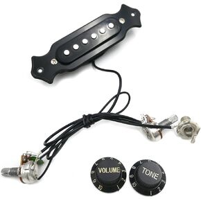 Prewired 6-String Guitar Pickup Wiring Harness Single Coil Magnetic with Volume & Tone Knobs Pots for Electric Cigar Box Guitar Ukulele Mandolin in Kuwait