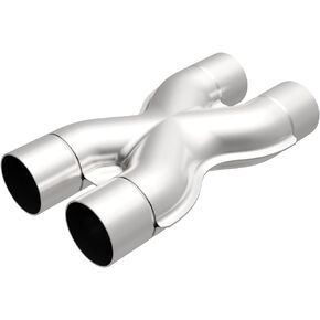 MagnaFlow Performance Exhaust Tru-X Crossover X-Pipe 10790: 2.25"/2.25" Inlet/Outlet, Stainless Steel