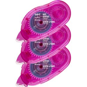Tombow 62149 Mono Adhesive Dots Applicator Refills, 3-Pack. Easy to Refill for Smooth Application, Multicolor, Value Pack