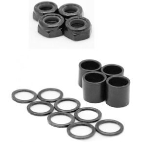Skateboard Truck Speed Kit Axle Washers/Nuts/Spacers for Bearing Performance