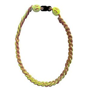 قلادة كينز لورينز للكرة اللينة للفتيات - قلادة رياضية مضفرة من التيتانيوم الأيوني هدية كرة اللينة للاعبي الكرة اللينة والمدربين وفرق الكرة اللينة in Kuwait