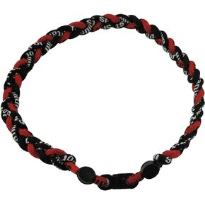 MapofBeauty 18" Fashion Three Braided Rope Sport Style Tornado Necklace-Two Colors