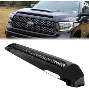 غطاء محرك السيارة DIBON AUTO متوافق مع شبكة تويوتا تندرا الأمامية العلوية غطاء محرك السيارة رمادي 2014-2021 (أسود) in Kuwait