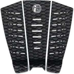 3 Pieces Surfboard Traction Pad EVA Foam Surf Traction Pad with 3M Adhesive Non-Slip Sup Deck Pad Fit for Surf Tail Pad Fish, Surfboards, Skimboard, Longboard, Shortboard