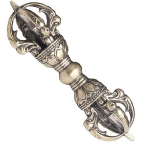Tibetan Buddhism Dorje Vajra Phurba: Brass Amulet Handmade Nepal Collectibles1