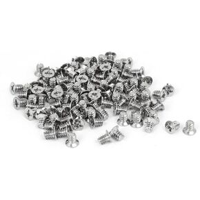uxcell Computer PC Case 3.5-inch HDD 6-32 Flat Phillips Head Hard Drive Screw 100pcs