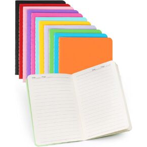 Gwybkq Small Unlined Pocket Notebooks 12 Pack Mini Notepads Journal Blank Sketch Book Pad for Kids Plain Notebooks Drawing Pad 3.5 x 5.5 Inches, 30 Sheets/60 Pages(Colorful Cover)