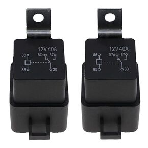 2X 12 Volt Waterproof Electrical Relays 4RD-960 388-22 4RD-960 388-06 Compatible with Hella 4RD-960388-22 4RD 960 388-32 4RD-960388-06 4RD-960388-31