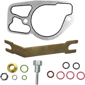 BLACKHORSE-RACING HPOP HIGH Pressure Oil Pump KIT & Base Gasket Compatible with 1994.5-2003 Ford 7.3 Powerstroke Diesel F250 F350 F450 F550 E250 E350 E450 Excursion 7.3L