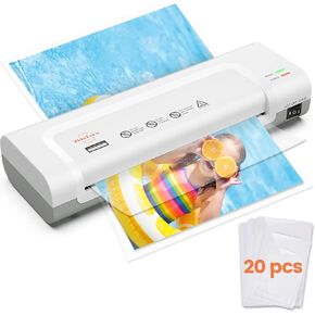 Laminator Machine,VidaTeco 9-inch Thermal Laminator with Laminating Sheets 20 pcs,Laminating Machine with 2-Min Faster Preheat,Small Personal Lamination with Patented Roller for Teacher,Home