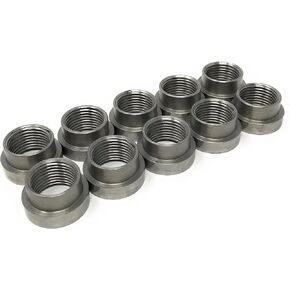 O2 Oxygen Sensor Fitting Plugs or Weld Bungs (10 Steel Stepped Bungs, M18 x 1.5)…