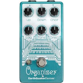 EarthQuaker Devices Organizer V2 Polyphonic Organ Emulator, Purple Sparkle (Gear Hero Exclusive)