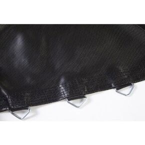JumpKing "Jumping Surface for 7.5' Hexagon Trampoline with 36 V-Rings for 5"" Springs, Black
