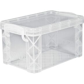 ادفانتوس ،Super Stacker ،صناديق تخزين ،يحمل 400 بطاقة 3 × 5 ،6.25 × 3.88 × 3.5 ،بلاستيك ،شفاف