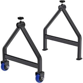 Lifeswell Wire Spool Rack, Portable Cable Caddy, Steel Fully welded Wire Rack Dispenser for up to 28" Diameter Spools, 220 lbs Capacity, Black