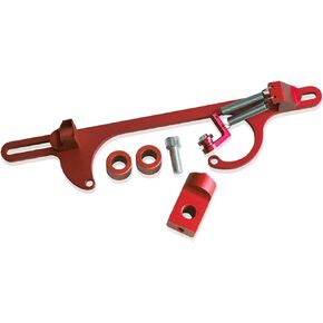 YIUIY 4150 4160 Series Throttle Body Cable Bracket Billet Aluminum Anodized Throttle Cable Bracket Adjustable (Silver)