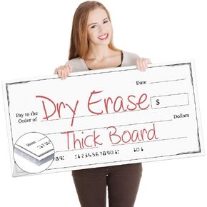 شيك مسح جاف مزيف عملاق لجائزة الوقف - 16 بوصة × 32 بوصة - لوحة شيكات عرض تقديمي جديدة كبيرة - تبرع عجلة دوارة لجائزة المكافأة الكبيرة الفارغة - احتفال الفائزين بجمع التبرعات في السحب in Kuwait