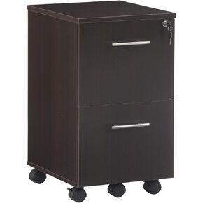 Safco Mayline MNFFLGS Medina Freestanding Mobile File Pedestal FF, Gray Steel Laminate