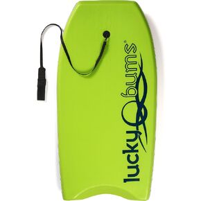 Lucky Bums Boogie Board for Kids and Adults - Body Boards for Beach, River, & Lake, Mini Wakeboard with EPS Core Slick Bottom and Leash in Kuwait