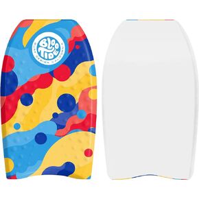 22in Mini Bodyboard // Foam Wax Free Soft Kickboard Bodyboard for Adults and Kids of All Levels