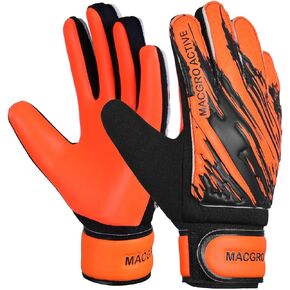 Youth Goalie Gloves for Kids with Strong Grip Soccer Goalkeepers Gloves for Children with Size (3,4,5,6)
