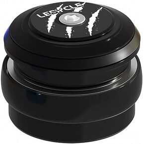 Juscycling 44/44mm Bike Headset, ZS44 (Zero Stack) / EC44 (External Cup), with Sealed Bearings for 1 1/8"-1 1/2" (28.6-38.1mm) Tapered Fork Steering Tube