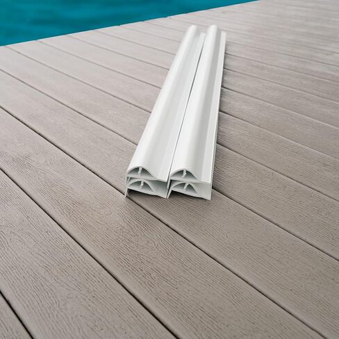 Easyflex Dock Edging 2-Chamber P Profile، 16 قدمًا، أبيض in Kuwait