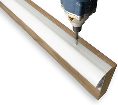 Easyflex Dock Edging 2-Chamber P Profile، 16 قدمًا، أبيض in Kuwait