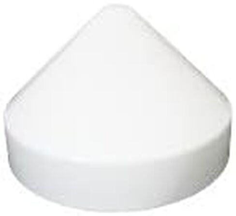 JSP Manufacturing Plastic Piling Cone Marine Dock Boat Pylon Edge Post Head White Cover (White, 10"-inch) in Saudi Arabia