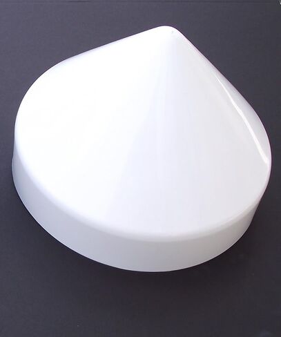 JSP Manufacturing Plastic Piling Cone Marine Dock Boat Pylon Edge Post Head White Cover (White, 10"-inch) in Saudi Arabia