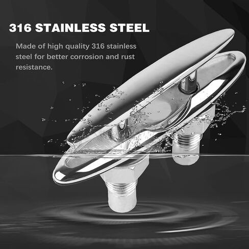 المنبثقة قارب المربط الفولاذ المقاوم للصدأ 316 المرابط قابل للسحب البحرية الصف حبل المربط المخفية دافق جبل كامل حتى قفص الاتهام المربط لليخوت وقوارب الكاياك in Kuwait