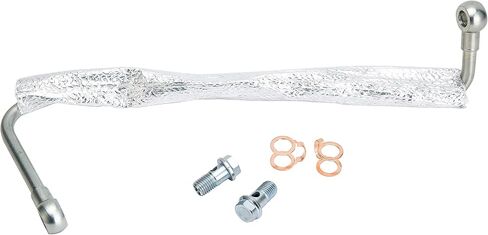 مجموعة خط تغذية زيت الشاحن التوربيني مع مسامير وحشيات | LBZ LLY LMM Duramax 6.6L V8 متوافق مع شيفروليه سيلفرادو؛ جي ام سي سييرا سافانا 2006-2010 | يستبدل: 97374369، 904-137 in Kuwait