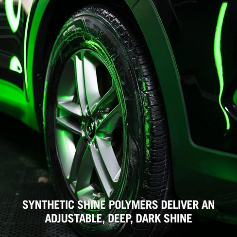 Turtle Wax 54202 Hybrid Solutions Graphene Acrylic Tire Shine Spray Coating, No Sling Tire Dressing, Long Lasting Deep Black Shine, UV Protection and Dirt Repellant, 23 oz (Pack of 2) in Saudi Arabia