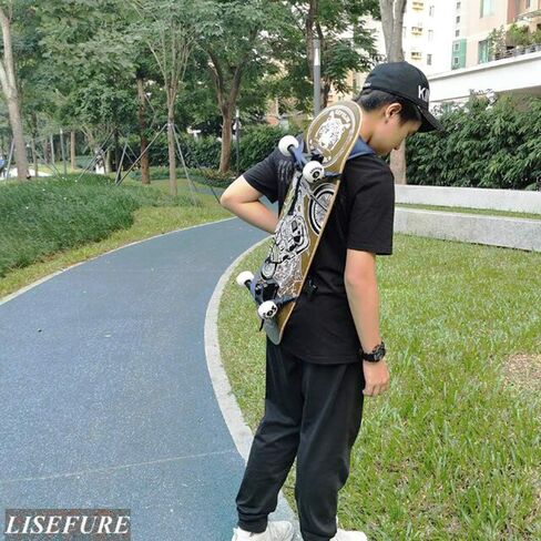 Skateboard Shoulder Carrier Skateboard Carry Strap Skateboard Carry Bag Backpack with Adjustable Straps in Saudi Arabia