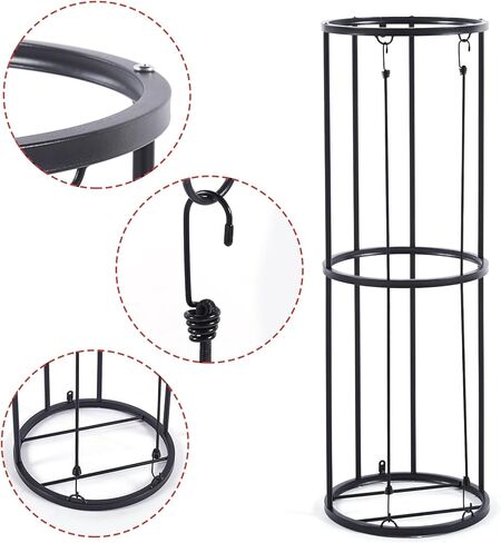 Garage Ball Storage, Durable White Vertical Ball Rack, Sports Basketball Football Rack Organizer for Garage, Wall Mounted Ball Storage Cage Ball Holder for Basketball, Soccer, Football, Volleyball in Saudi Arabia
