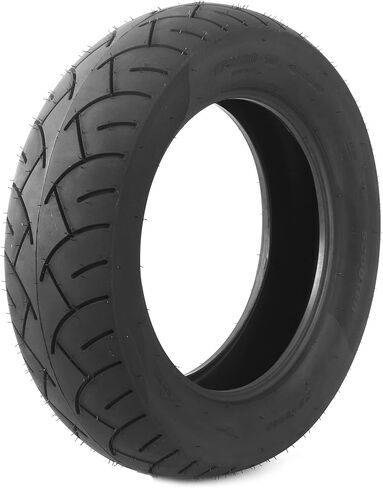 Front Motorcycle Tire 100/90-19 57h Black Wall - Replacement Motorcycle Tubeless Front Tire - Bias Ply for Higher Load Capacity - Street Tire Treads with Efficient Rain Grooves in Saudi Arabia