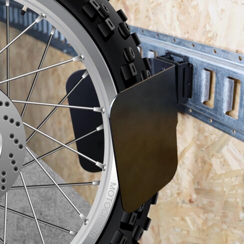 ENJ 2 حزمة دراجة نارية E-Track عجلة الساندة، E-Track عجلة الساندة للدراجات النارية والدراجة الترابية، تناسب الإطارات حتى 6 بوصة واسعة in Kuwait