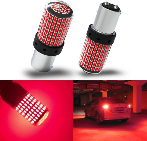 Yifengshun 1156 LED Bulbs White Backup Reverse Light Super Bright 3000 Lumens Error Free Canbus BA15S 1141 P21W 1506 7506 Led Tail Light Bulbs for Car RV Interior Light Trailer Camper 144SMD (2PCS) in Saudi Arabia