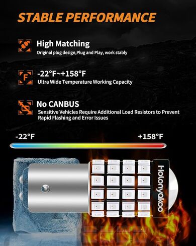 أحدث 1157 1157na 2057 2357a BAY15D 7528 P21/5W LED لمبة بيضاء 500% فائقة السطوع، مثالية للفرامل والذيل والوامض ومواقف السيارات والضوء العكسي الاحتياطي، DRL، 6000k، DC10-30V (مجموعة من 2) in Kuwait