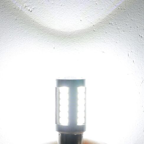 1156 لمبة إضاءة LED، 12 فولت - 30 فولت لمبات إضاءة LED فائقة السطوع، 1500 لومن، مع عدسة جهاز العرض. للنسخ الاحتياطي عكس الضوء الخلفي لمبة الضوء 6000K الأبيض، 2 حزمة in Kuwait