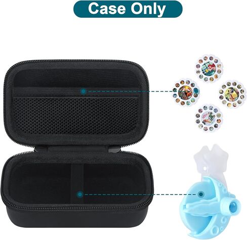 حقيبة حمل Canboc متوافقة مع جهاز عرض Moonlite Mini، وحقيبة تخزين جهاز عرض القصص المصورة، وجيب شبكي يناسب بكرات القصص، والظهر (الجراب فقط) in Saudi Arabia