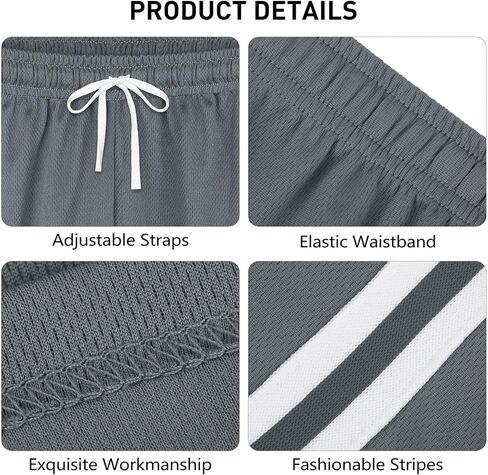 Resinta 4 Pack Boys Shorts Boys Athletic Basketball Shorts Kids Mesh Quick Dry Active Sports Gym Soccer Shorts for Summer in Saudi Arabia
