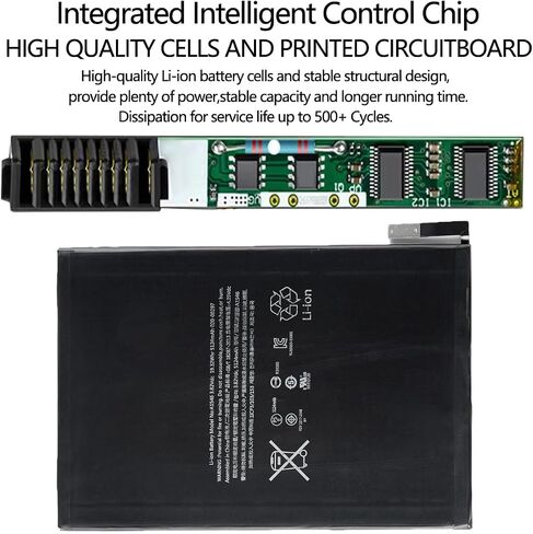 A1546 Battery Compatible with iPad Mini 4 A1538 A1550 with Installation Tools 3.82V 5124mAh 19.32Whr in Saudi Arabia