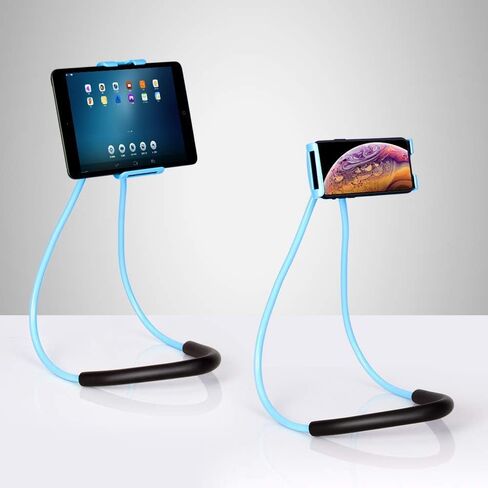 Cell Phone Neck Holder, Tablet Holder Stand Universal Phone Stand, Lazy Bracket, DIY Free Rotating Gooseneck Mounts (Pink) in Saudi Arabia