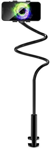 Gooseneck Phone Holder for Bed or Desk: Gooseneck Cell Phone Stand with 31.5 Inches Flexible Long Arm & Clamp |Bed Ajustable Headboard Phone Mount with Clip Fit for iPhone or Mobile Phone in Kuwait
