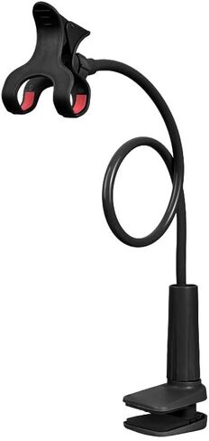 Gooseneck Phone Holder for Bed or Desk: Gooseneck Cell Phone Stand with 31.5 Inches Flexible Long Arm & Clamp |Bed Ajustable Headboard Phone Mount with Clip Fit for iPhone or Mobile Phone in Kuwait