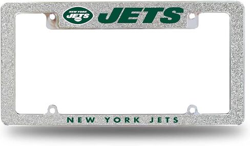 Rico Industries NFL 12" x 6" Chrome All Over Automotive Bling License Plate Frame Design for Car/Truck/SUV in Kuwait