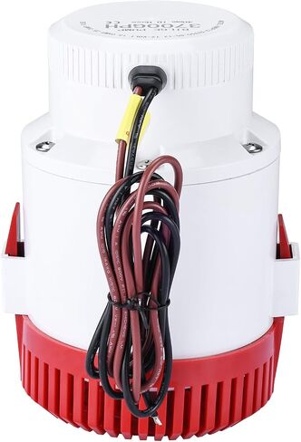 NovelBee 12V Non Automatic Bilge Pumps,Boat Marine Plumbing Electric Submersible Bilge Pump 1-1/2" 40MM ID Hose (3500 GPH) in Saudi Arabia